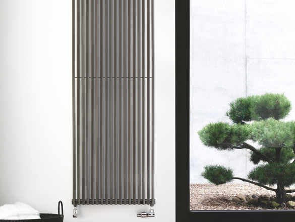 Rendering Zehnder Kleo Decorative radiator Front view