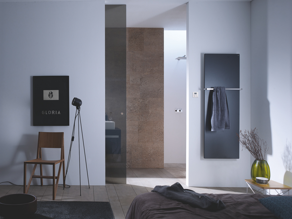 Rendering Fina Lean Bar Decorative radiator Front view