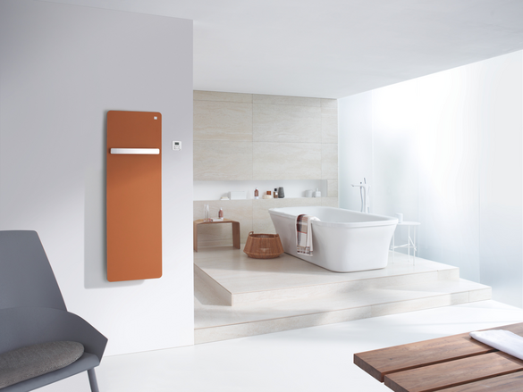 Rendering Zehnder Vitalo Bar Decorative radiator Front view